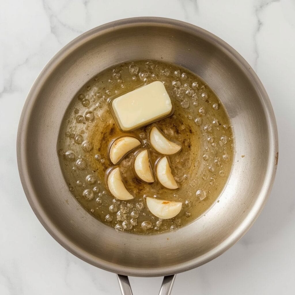 creamy chicken garlic step1