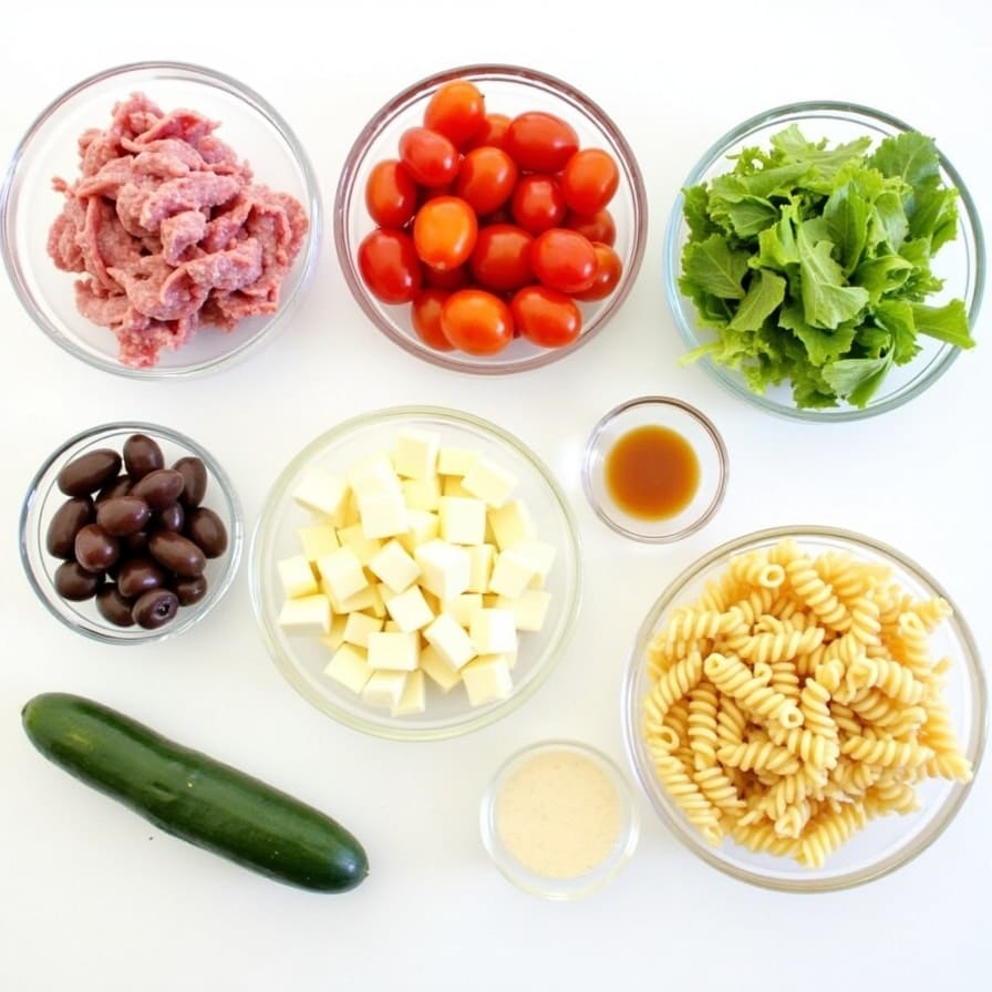 italian grinder pasta salad ingredients 1